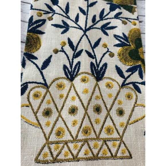 PAIR Vintage Kay Dee 1760 Floral Colonial Linen Kitchen Towels John Gieroch NEW - Picture 3 of 7